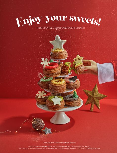 Christmas Food Photography, Food Photography Studio, Cake Photoshoot, Cake Story, Christmas Campaign, Food Photoshoot, Consulting Company, Christmas Hamper, Cake Photography