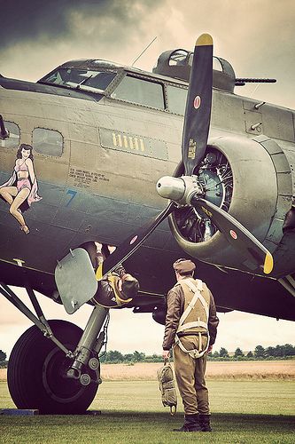 B-17 Flying Fortress. The young men were given 300 hours of intensive training before being deployed to action. The initial rejection rate of applicants was 45%. Less than perfect eyesight was a major cause of rejection.  rjp Photo Avion, Wwii Airplane, Flying Fortress, Wwii Plane, Ww2 Planes, B 17, Aircraft Art, Wwii Aircraft, Ww2 Aircraft