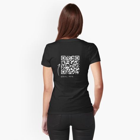 Get my art printed on awesome products. Support me at Redbubble #RBandME: https://www.redbubble.com/i/t-shirt/m-just-here-for-the-snacks-QR-Code-Great-on-back-of-shirt-by-compusmurf/164386762.69NBJ?asc=u Nosy People, Here For The Snacks, Fun Texts, Qr Code, On Back, Workout Tops, Printed Items, My Art, Shirt Designs