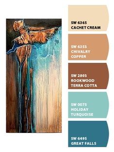 Benjamin Moore Rustic Paint Colors, Southwest Colors Palette Colour Schemes, Boho Western Painting Ideas, Southwestern Paint Colors, Southwest Paint Colors, Southwest Bathroom Ideas, Western Paint Colors, Adobe Bathroom, Southwest Color Palette