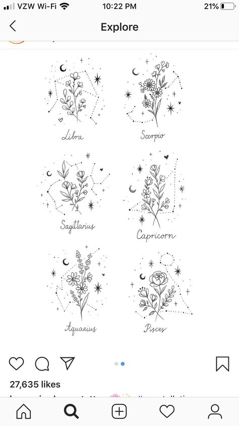 Aquarius Tattoos Ideas, Aquarius Wrist Tattoo, Floral Zodiac Tattoo, Zodiac Tattoos Aquarius, Birthflower Zodiac Tattoo, January Tattoo Ideas, Tattoos Aquarius, Aquarius Tattoo Ideas, Tattoos Simplistic