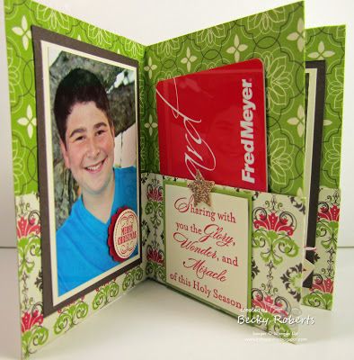 Inking Idaho: Mini Pocket Book Christmas Gift Card Book, Gift Card Holder Diy, Photo Album Gift, Valentines Gift Card, Gift Cards Money, Mini Photo Albums, Book Christmas, Handmade Card Making, Photo Album Diy