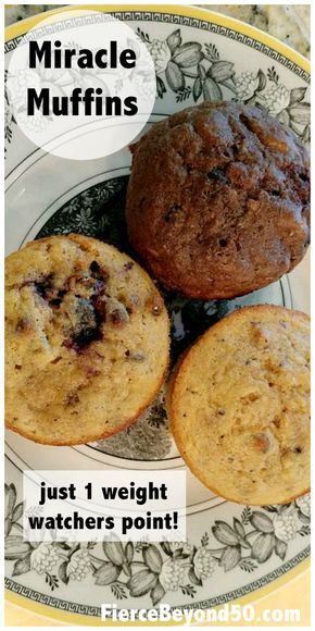 Miracle Muffins, Weight Watchers Muffins, Dessert Ww, Weigh Watchers, Weight Watcher Desserts, Weight Watchers Meal Plans, Weight Watchers Snacks, Weight Watchers Recipes Desserts, Weight Watchers Free