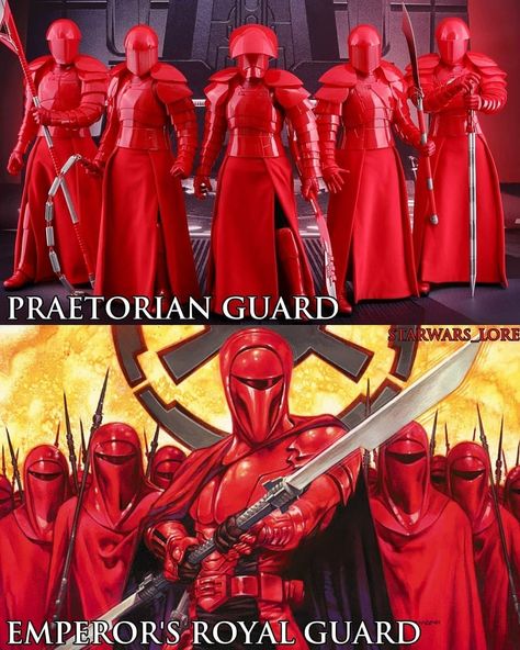 Star Wars Praetorian Guards and Emperial Royal Guard #starwars Imperial Guard Star Wars, Star Wars Praetorian Guard, Star Wars Imperial Guard, Star Wars Royal Guard, Star Wars Clones, Red Guard, Praetorian Guard, Royal Guards, Sith Empire