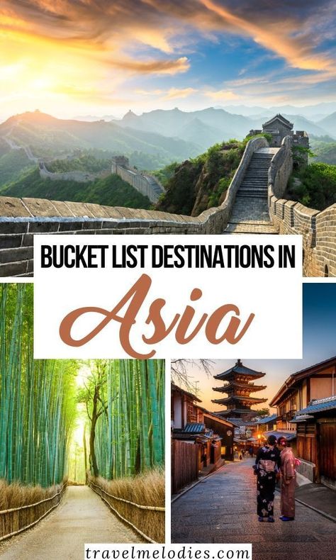 Asia Bucket List, Asia Places, Best Countries To Visit, Cheap Places To Travel, Visit Asia, Backpacking Asia, Travel Destinations Asia, Asia Travel Guide, Countries To Visit