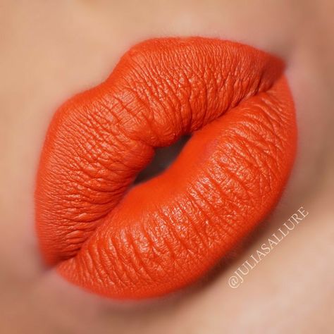 Lips Drawings, Lipstick Guide, Colorful Lips, Anastasia Beverly Hills Liquid Lipstick, Nyx Lipstick Matte, Lip Art Makeup, Orange Lipstick, Orange Makeup, Beyond Grateful