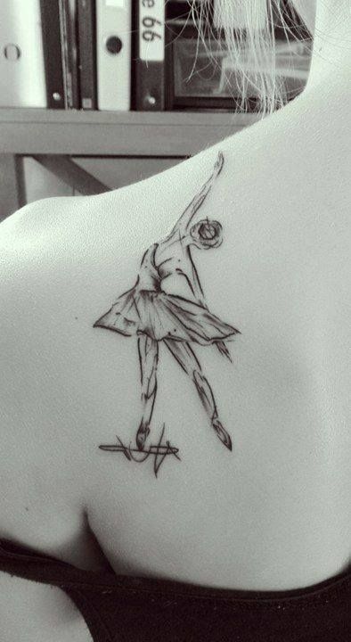 Route 66 Ballet Tattoos, Ballerina Photo, Ballerina Tattoo, Side Tat, Watercolor Ballerina, Dancer Tattoo, Hand Tats, Back Piece, Shoes Photo