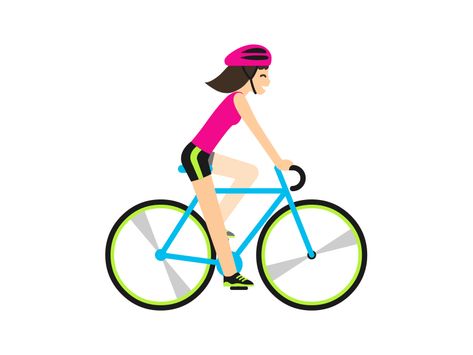 Loading animation Cycling Animation, Cycle Pic, Bike Animation, Animation Walk Cycle, Motion Design Trends, Loading Animation, Girl Riding Motorcycle, Bike Drawing, Animation Stop Motion