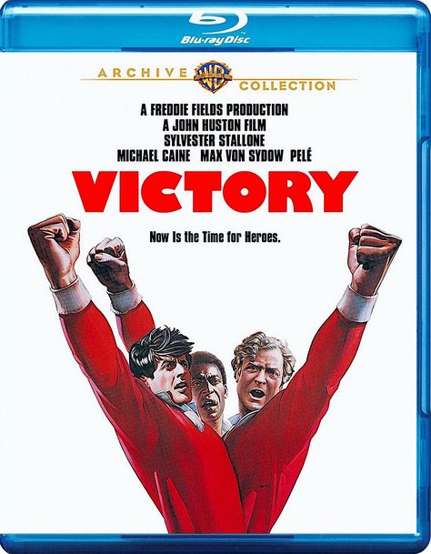 VICTORY BLU-RAY (WARNER ARCHIVE COLLECTION) Stallone Sylvester, Rocky Film, Bobby Moore, Max Von Sydow, Tex Avery, Michael Caine, John Huston, Movie Guide, Blu Ray Movies