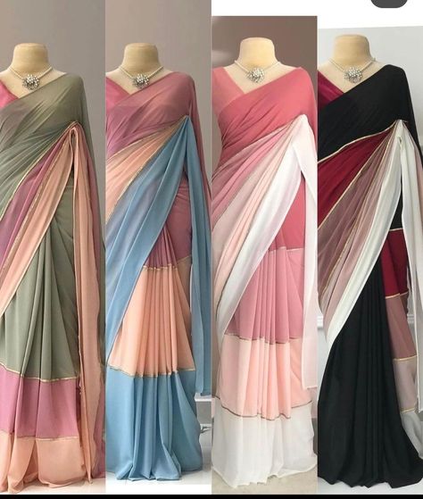 Saree Styles Simple, Blouse Indian Saree, Function Dresses, Saree Wearing Styles, Simple Saree Designs, Lehenga Designs Simple, Fashionable Saree Blouse Designs, Fancy Sarees Party Wear, Desi Fashion Casual