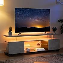 Tv Area Bedroom, Tv Console Tables, Tv Stand Glass, Glass Entertainment Center, Tv Console Furniture, Tv Stand Lights, Gaming Entertainment Center, Long Tv Stand, Tv Lounge