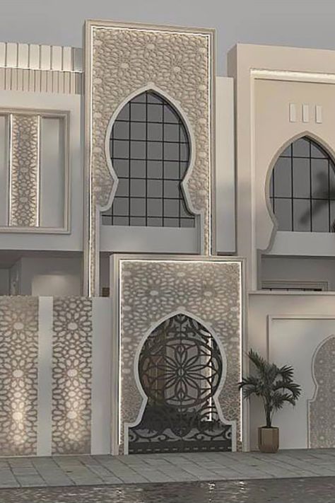 #modern #islamic #facade #architecture #pattern #photoghraphry #arch #architecture #design #architect #architecturephotography #architecturelovers #interiordesign #archilovers #art #archdaily #architecturedesign #arquitectura #d #interior #render #arquitetura #photography #architectural #building #travel #designer #architects #hunter #archidaily #o #rendering #archi #decor #house #architettura Islamic Facade Architecture, Modern Islamic Pattern, Islamic Facade, Mosque Facade, Islamic Architecture House, Syrian Architecture, Arabian Majlis, Modern Islamic Interior, Islamic House