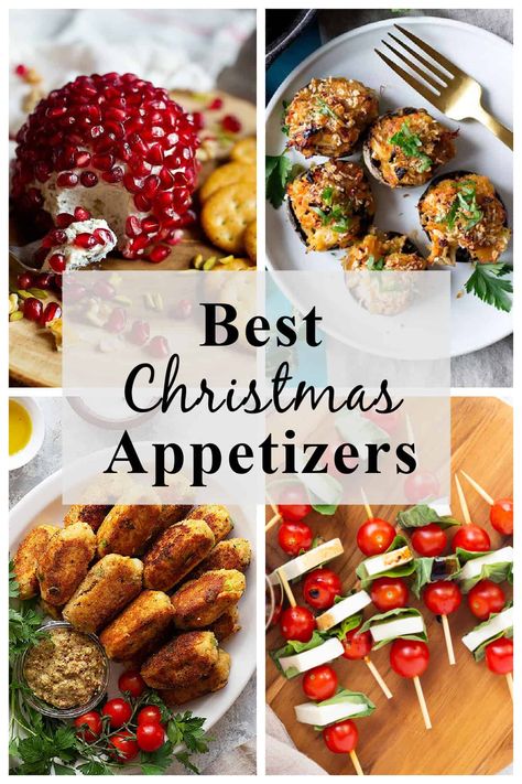 Healthy Christmas Party Appetizers, Christmas Starter Ideas, Christmas Party Entrees, Xmas Canapes, Continental Main Course, Fancy Christmas Appetizers, Christmas Canapes Ideas, Christmas Starters Ideas, Christmas Hors D'oeuvres