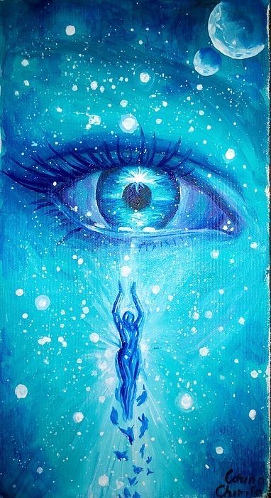 Psychadelic Art, Spiritual Artwork, Goddess Art, Mystical Art, Visionary Art, Mermaid Art, Arte Fantasy, Trippy Art, Eye Art