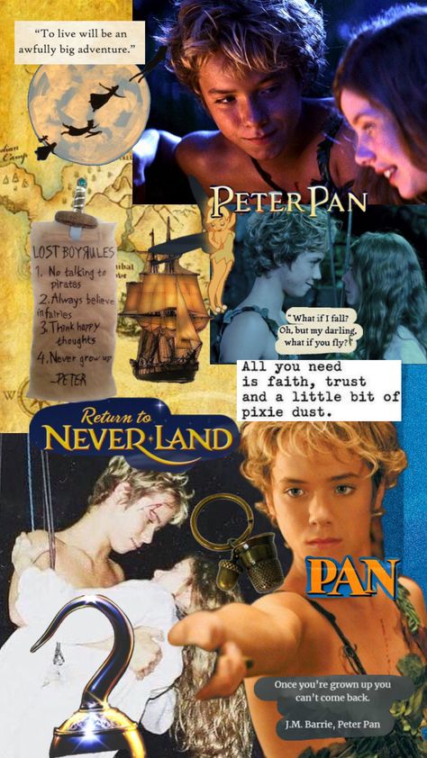 Peter Pan 2003 Wallpaper, Peter Pan Movie 2003, Childhood Nostalgia Aesthetic, Pan Wallpaper, Peter Pan Wallpaper, Peter Pan 2003, Peter Pan Movie, Jeremy Sumpter, Peter And Wendy