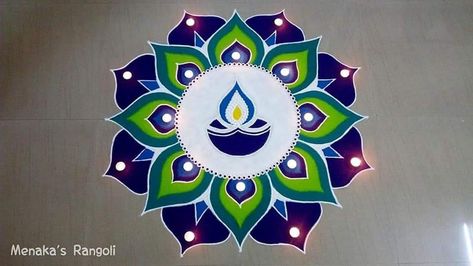 Rangoli Designs For Competition, Indian Rangoli Designs, Rangoli Diwali, Easy Rangoli Designs Videos, Dot Rangoli, Rangoli Designs Simple Diwali, Rangoli Simple, Easy Rangoli Designs Diwali, Rangoli Colours