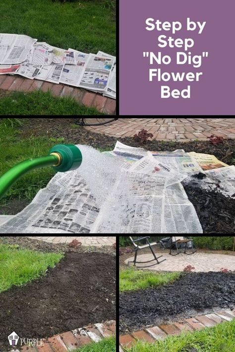 Sand Flower Bed, How To Build A Flower Bed Front Yards, Garden On Uneven Ground, Adding Soil To Flower Bed, Flowerless Flower Bed Ideas, How To Make A New Flower Bed, No Dig Border Landscaping, How To Create A Garden Bed, How To Build Flower Beds