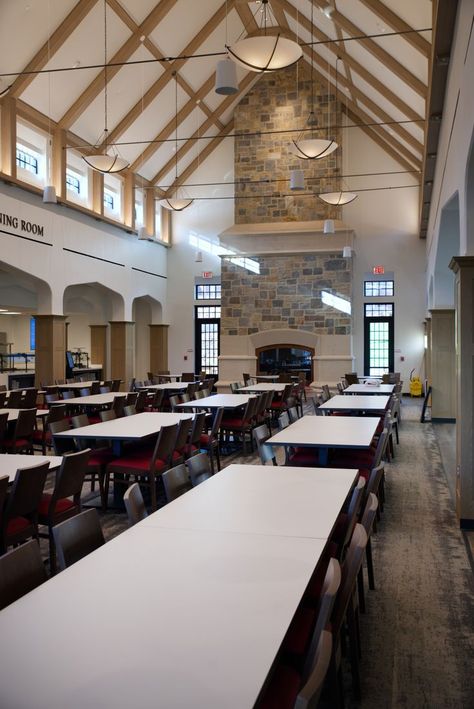 Catholic University of America - Garvey hall Dining Commons, opened December 5, 2022, Collegiate Gothic architecture, a building I designed with Perkins Eastman. Catholic University Of America, Gothic Architecture, University, Architecture, Building, Design