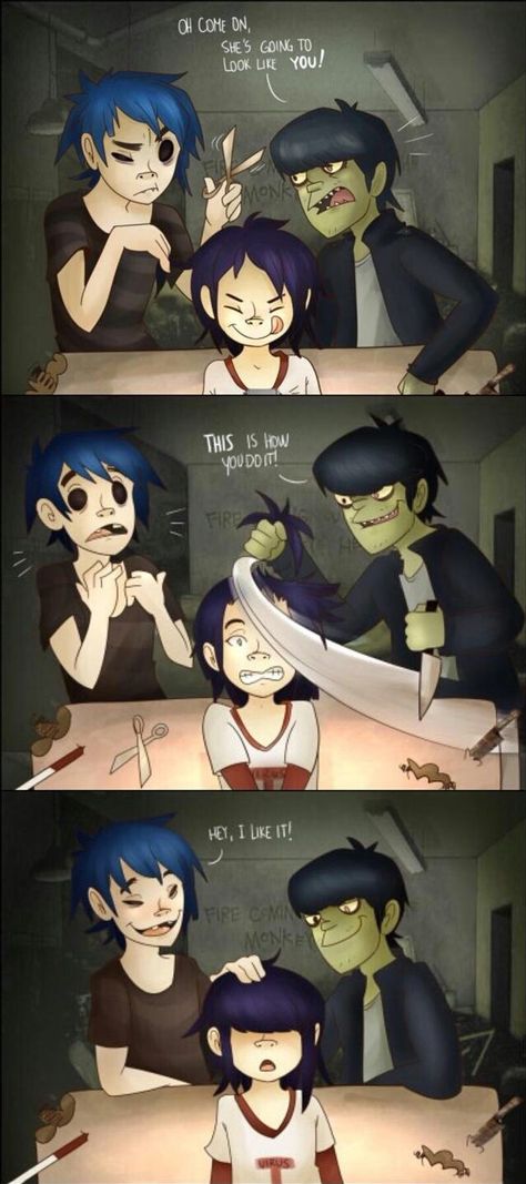 Gorillaz Phase 2 Art, Gorillaz Fan Art 2d, Phase 2 Noodle, Noodle Gorillaz Phase 2, Noodle Phase 2, Gorillaz Comics, 2doc Gorillaz, Gorillaz Murdoc, Gorillaz 2 D