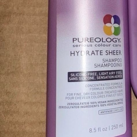 Pureology hydrate sheer shampoo retail size Pureology Hydrate, Shampoo Brands, Hair Shampoo, Color Purple, Womens Hairstyles, Brand New, Purple, Hair, Color