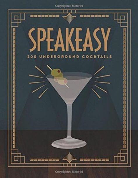 French 75 Cocktail, Speakeasy Party, Vintage Cocktails, Drinking Gift, Great Gatsby Party, Cocktail Book, Gatsby Party, Cool Books, Water Recipes