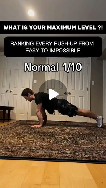 Aaron Nimmo on Instagram: "What is your max level of difficulty?! 💪 

#workout #pushup #challenge #fitness #fyp" Pushup Challenge, Weight Vest, Challenge Fitness, Weighted Vest, Big Thanks, Handstand, Calisthenics, Body Weight, Push Up