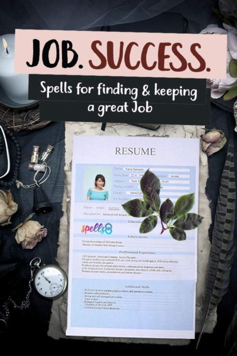 Career Spells: Find Your Dream Job and Rise to the Top Dream Job Spell Jar, Job Success Spell, Spell To Keep Your Job, Career Success Spell, New Job Spell Jar, Job Spells That Work Fast, Job Spell Jar, Job Ritual, Stotra Mantra