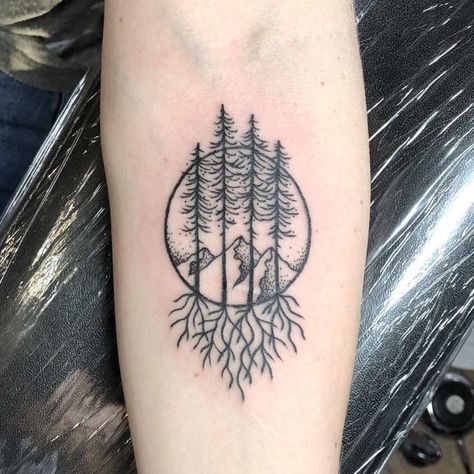 Tattoos Of Trees, Ant Tattoo, Hanuman Tattoo, Roots Tattoo, Cactus Tattoo, Tree Tattoos, Tree Of Life Symbol, Hand And Finger Tattoos, Anchor Tattoos