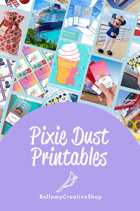 Pixie Dust Printable Tags Instant Download Pixie Dust Label Free Printables, Disney Pixie Dust Gift Tags, Disney World Pixie Dust Ideas, Free Pixie Dust Gift Tags, Pixie Dust Ideas For Disney World, Pixie Dusting Ideas, Disney Pixie Dust Ideas, Pixie Dust Ideas For Disney Cruise, Pixie Dust Gift Ideas