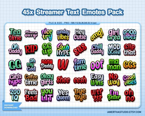 Text Emotes, Rip Love, Cute Text, Discord Emotes, Twitch Emotes, Simple Girl, Cute Texts, Im Awesome, Drawing Inspiration