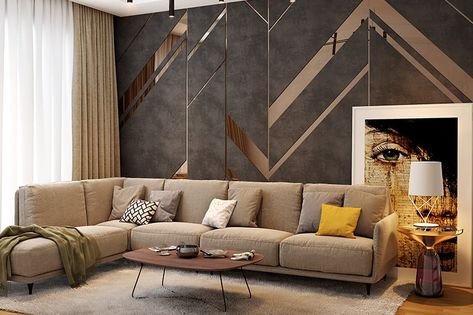 Living room wall decor ideas Drawing Room Wall Design, Drawing Room Design, Living Room Wall Designs, Drawing Room Interior Design, Drawing Room Interior, Living Room Design Decor, Wall Decor Design, Interior Wall Design, Room Decorations