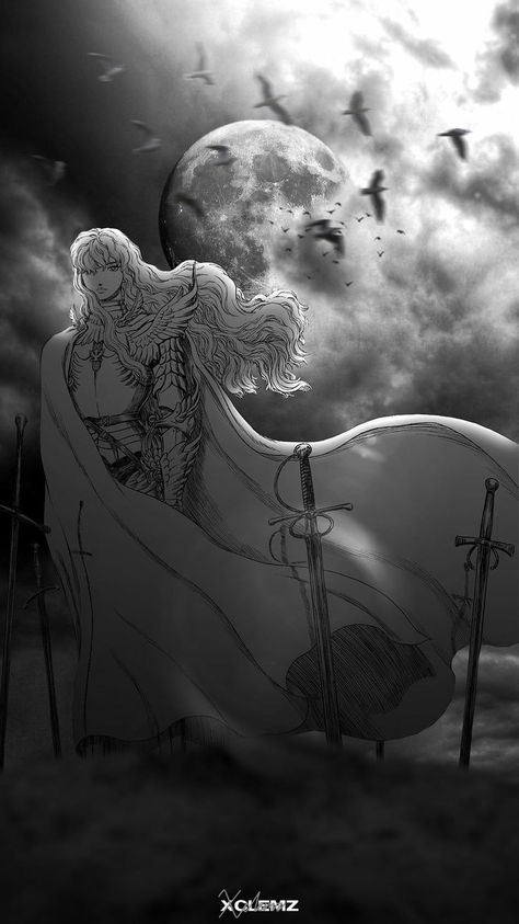 Griffith Pfp, Berserk Griffith, Guts And Griffith, Griffith Berserk, Anime Wallpaper Phone, Cool Anime Wallpapers, Anime Tattoos, Ethereal Art, Cool Anime Pictures