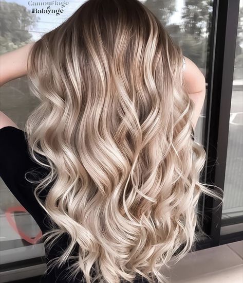 Winter Highlights For Blondes, Neutral Blonde Hair, Blonde Inspiration, Champagne Blonde Hair, Hair Doos, Perfect Blonde Hair, Summer Blonde Hair, Mom Hair, Neutral Blonde