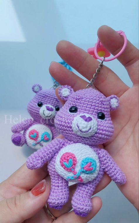 Share bear crochet PDF pattern available on Ravelry Helen2023crochet Crochet Carebears, Care Bear Crochet, Crochet Care Bear, Diy Crochet Wall Hanging, Cowgirl Skirt, Crocheted Cow Pattern, Easy Yarn Crafts, Bear Patterns Free, Crochet Hair Clips