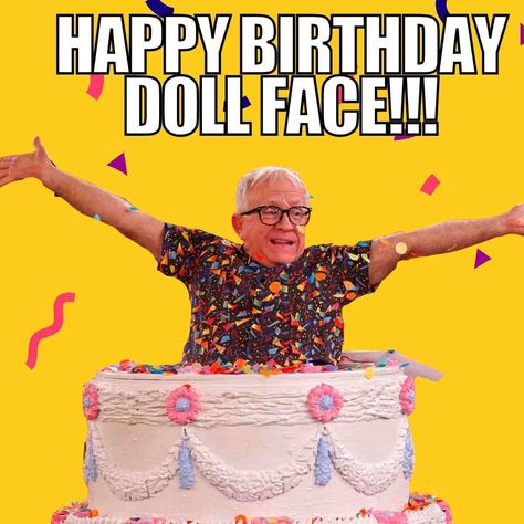 happy birthday doll face Happy Birthday Funny For Her Hilarious, Happy Birthday Weird, Birthday Memes Funny, Chuck Norris Birthday, Happy Birthday Meme Funny, Happy Birthday Memes Funny Hilarious, Hilarious Happy Birthday, Bday Images, Birthday Wishes Memes Funny