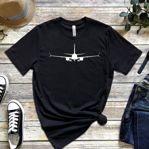 Airplane Tshirt Design, Clothes Tricks, Airplane Print, Travel Shirt, Travel Shirts, Tshirt Design, Funny Shirts, Printed Shirts, Gender Neutral