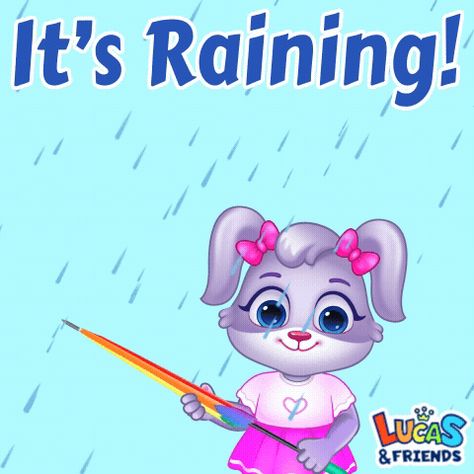 Rainy Day Meme Funny, Rainy Gif, Lucas And Friends, Happy Rainy Day, Friday Gif, Big Sis Lil Bro, Free Educational Apps, Rainy Day Quotes, Rain Gif