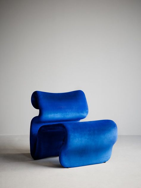 Etcetera Easy Chair – Klein Blue Etcetera Chair, Architectural Association, Jute Fabric, Asian Design, Swedish Design, Organic Design, Armchair Design, Klein Blue, Easy Chair