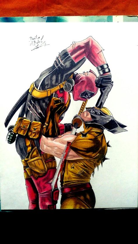 Deadpool Vs Wolverine Drawing, Deadpool Vs Wolverine Comic Art, Wolverine And Deadpool Art, Deadpool And Wolverine Sketch, Deadpool And Wolverine Comic, Deadpool And Wolverine Drawing, Wolverine Vs Captain America, Deadpool And Wolverine Fan Art, Wolverine Vs Deadpool