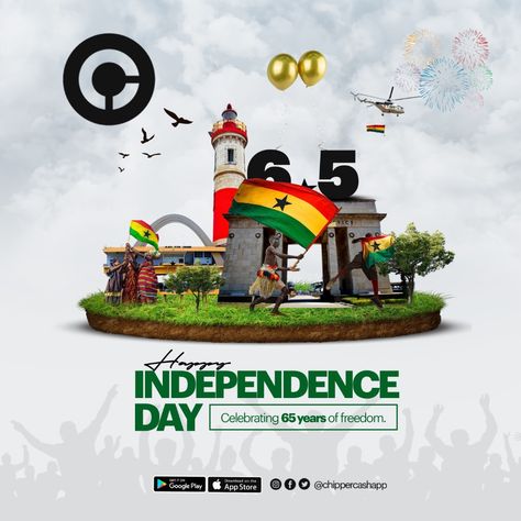 Ghanas Independence day Happy Independence Day Ghana, Ghana Independence Day Flyer, Independence Day Graphic Design, Independence Day Ghana, Ghana Independence Day, Independence Day Flyer, Healthcare Ads, Independence Day Poster, Graphic Design Inspiration Poster