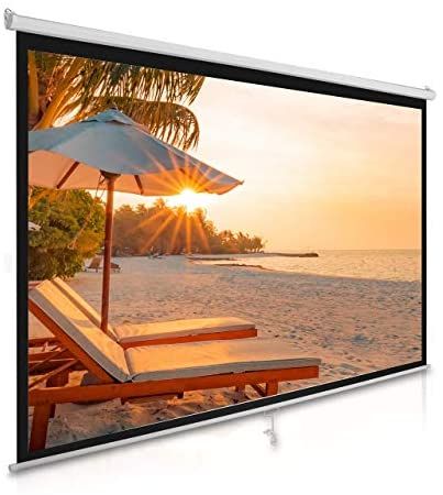 PYLE-HOME PRJSM7206 Universal 72-inch Roll-Down Pull-Down Projection Screen, 42.5 x 56.6-Inch, Matte White : PYLE HOME: Amazon.ca: Electronics Projector Screens, Pull Down Projector Screen, Ceiling Projector, Projection Screens, Cracked Screen, Projection Screen, Matte Fabric, Video Projector, Movie Screen