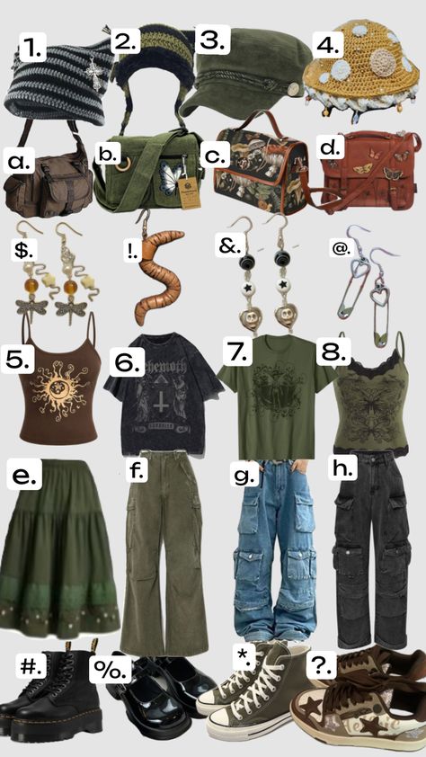 make an outfit!! #outfit #makeanoutfit #goblincore #gremlincore #grunge #aesthetic #clothes #clothing awsthetic Gremlincore Outfits, Hippie Boho Outfits, Goblincore Aesthetic Outfits, Grunge Aesthetic Clothes, Goblincore Outfits, Goblincore Fashion, Grunge Fits, Make An Outfit, Earthy Outfits