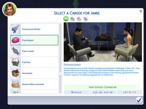 Psychologist Career More Careers Sims 4, Sims 4 Singer Career, Sims 4 Lawyer Career, Sims 4 Modeling Career, Sims 4 More Jobs, Sims 4 Model Career, Sims 4 Jobs Mods, Sims 4 Careers, Sims 4 Jobs