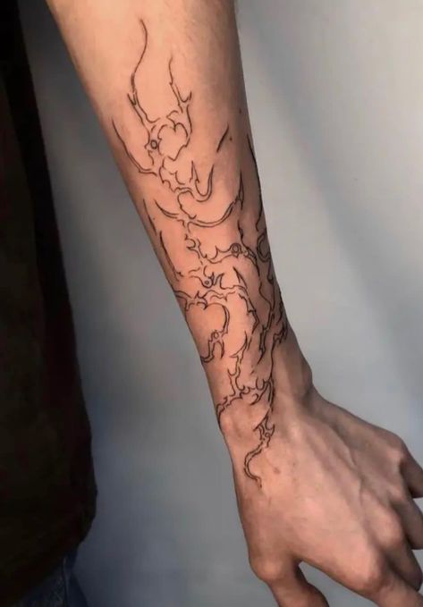 Forearm Tats, Blitz Tattoo, Wrist Tattoo Ideas, Wrist Tattoo Designs, Simple Tattoos For Guys, Web Tattoo, Sigil Tattoo, Flame Tattoos, Sharpie Tattoos