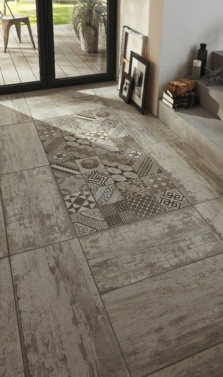 Ceramic Wood Tile Floor, Patchwork Kitchen, White Floorboards, Basement Bathroom Remodeling, Tile Floor Living Room, Wood Tile Floors, White Floor, Floor Remodel, Tile Floors