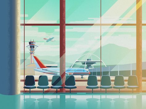 Work in progress. I'm working on an animated piece and this will be the background for the characters. Anime Airport, Casa Anime, Episode Interactive Backgrounds, Episode Backgrounds, Airport Terminal, Airports Terminal, 8bit Art, Scenery Background, Anime Backgrounds Wallpapers