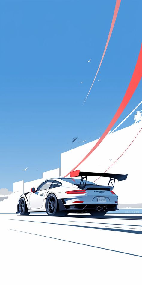 #porsche #cars #phonewallpaper #mobilewallpaper #wallpaper #background Fantastic Wallpapers, Wallpaper Tumblr Lockscreen, Automotive Illustration, Graffiti Wallpaper, Porsche Cars, Cool Wallpapers Art, Minimalist Wallpaper, Anime Scenery Wallpaper, Bmw Logo