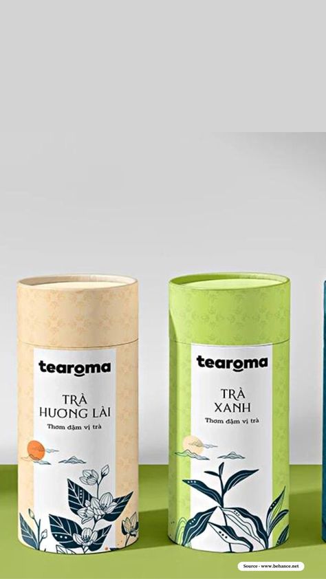 Creative Tea packaging design boxes in different colours. #teapackaging #packaging #tealabel #greentea #teapackagigdesign #teabox Tea Packaging Design Boxes, Tea Box Packaging Design, Packaging Design Tea, Tea Leaves Illustration, Tea Box Packaging, Packaging Design Creative, Tea Paper, Artisan Tea, Tea Packaging Design