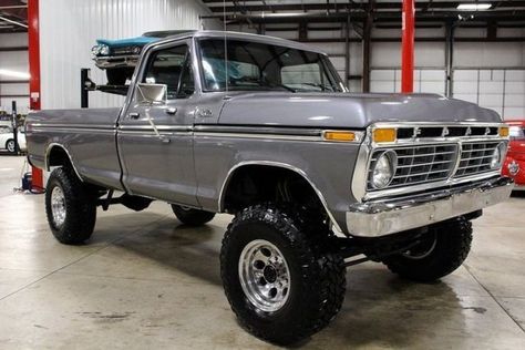 1977 Ford F250 75666 Miles Gray Pickup Truck 460 V8 Manual for sale - Ford F-250 1977 for sale in Local pick-up only 77 Ford Truck, 1977 Ford Truck, Old Pickup Trucks For Sale, Lifted Ford Truck, Baja Trucks, Ford Trucks For Sale, Old Ford Truck, 1979 Ford Truck, Vintage Chevy Trucks