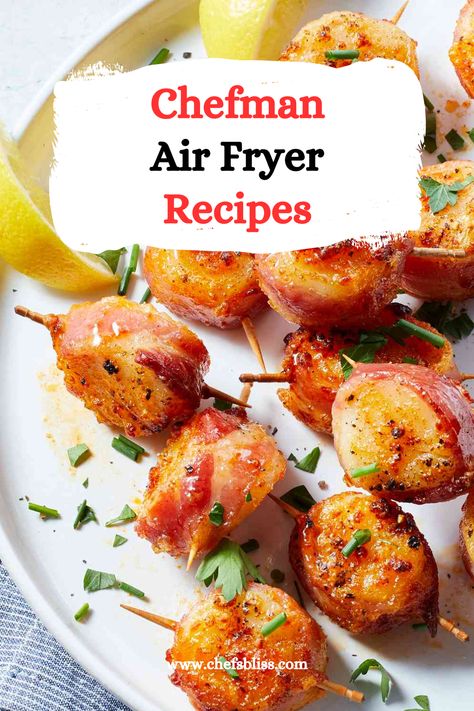 15+ Best Chefman Air Fryer Recipes to Try Now! – ChefsBliss Chefman Multi Function Air Fryer Recipes, Chefman Air Fryer Recipes, Chefman Air Fryer, Honey Garlic Chicken Wings, Veggie Spring Rolls, Garlic Chicken Wings, Veggie Chips, Honey Mustard Chicken, Air Fryer Recipes Chicken